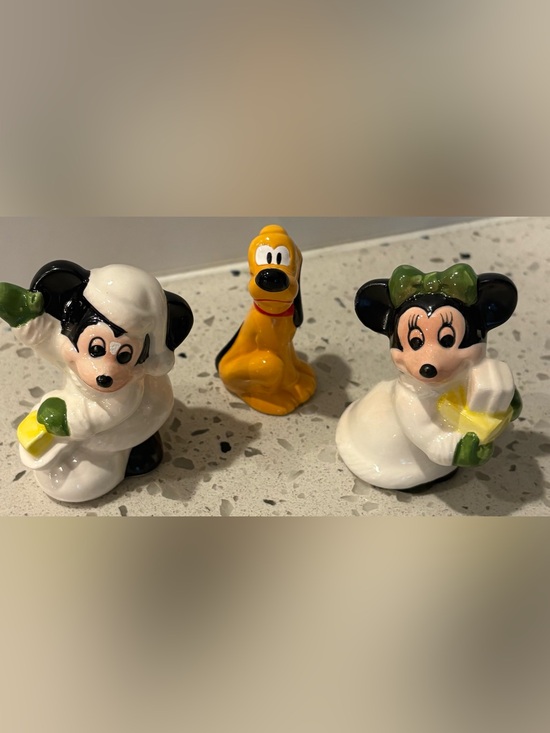Disney Other - Disney Mickey Minnie & Pluto Figurines